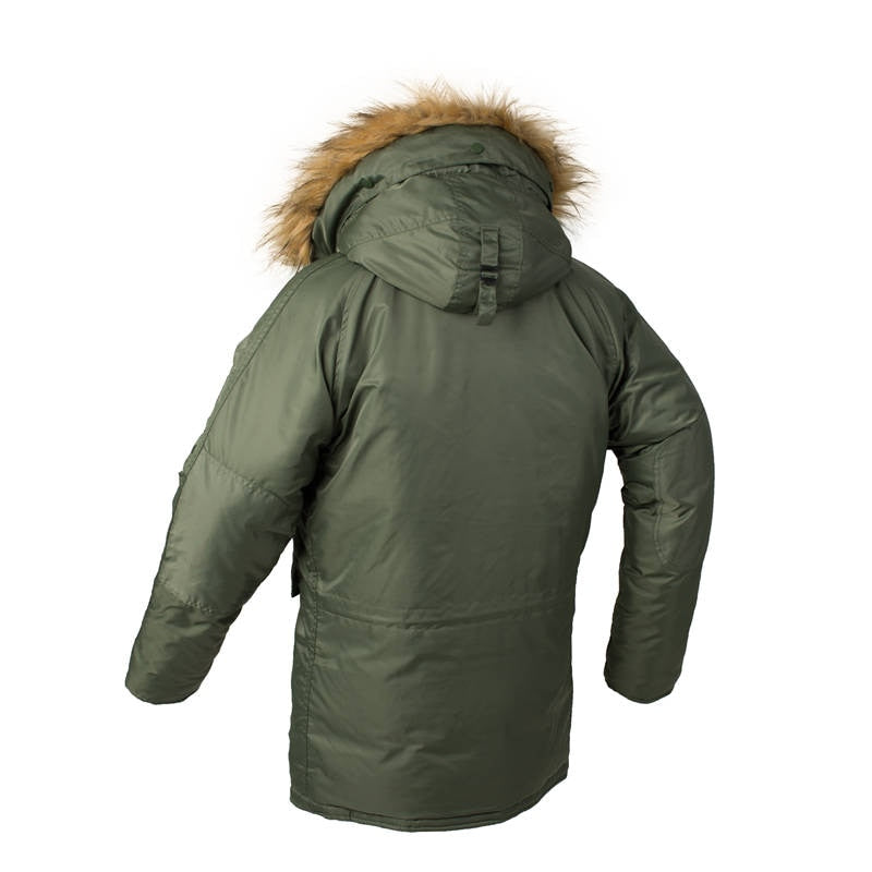Puffer Men Long Coat Military Tactical Bomber Army Parka