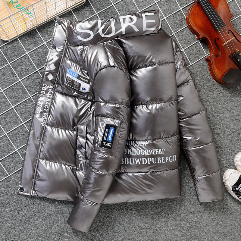 New Trend Warm Coat Mens Casual Zipper Jackets Outwear