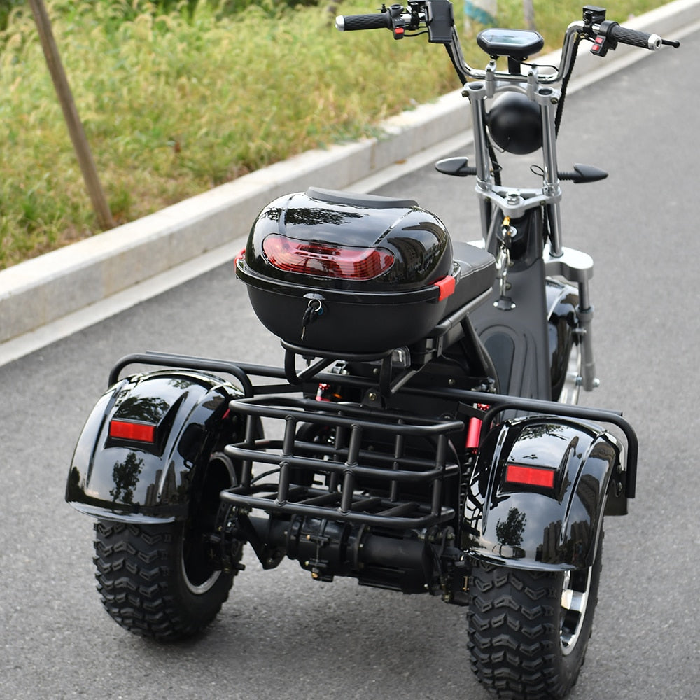 Adult Electric 3 Wheel Scooter 2000W Motor Max Speed