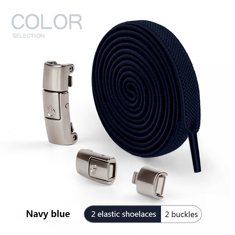 No Tie Shoe Laces Press Lock Shoelaces Without Ties Elastic Laces