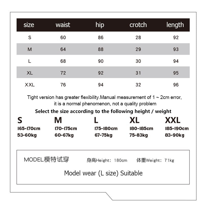 ZRCE Male Compression Tight Leggings Lightweight Quick-Drying Elastic Gym Fitness Jogging Pants Workout Training Yoga Bottoms