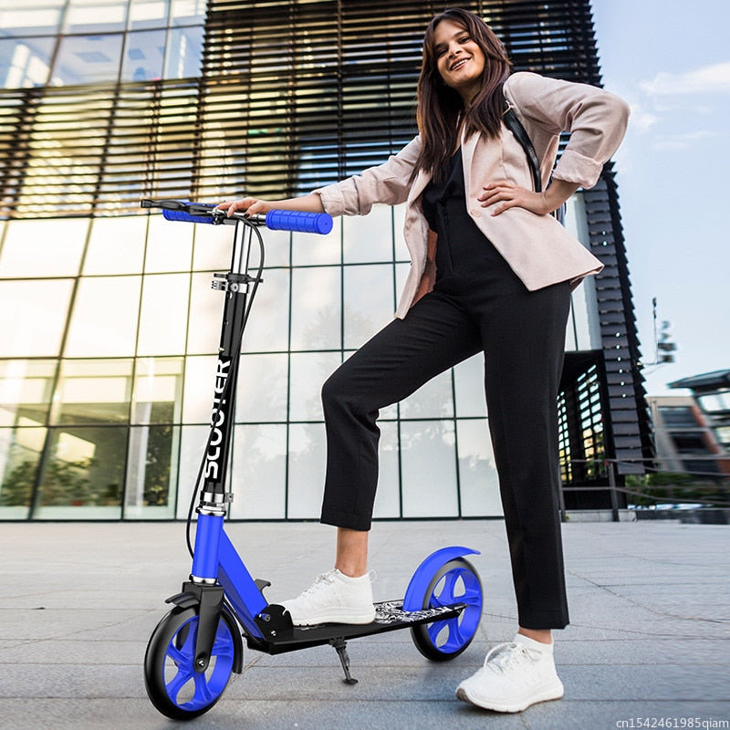 Children and Teens Adult Scooter Two-Wheeled Foldable