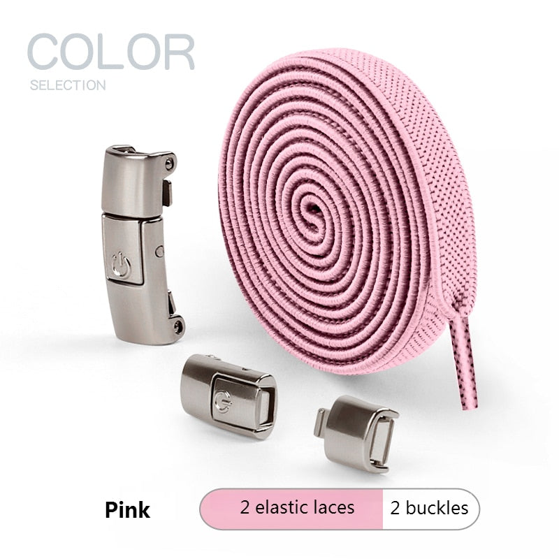 No Tie Shoe Laces Press Lock Shoelaces Without Ties Elastic Laces