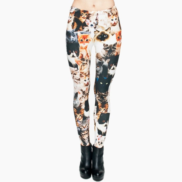Aztec Round Ombre Printing legging Slim High Waist Leggings Woman Pants