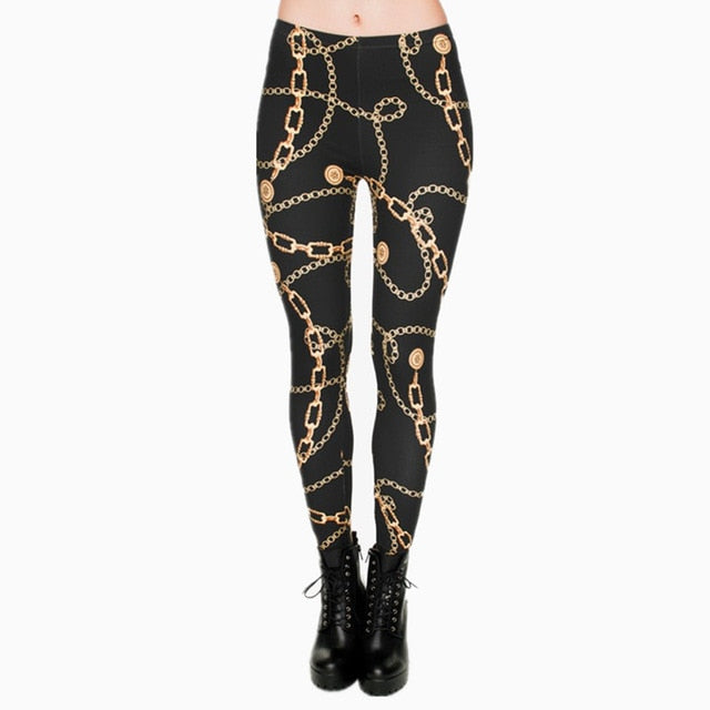 Aztec Round Ombre Printing legging Slim High Waist Leggings Woman Pants