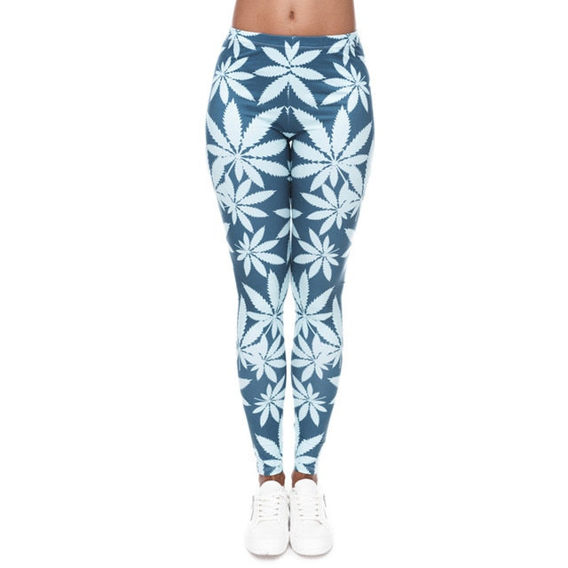 Aztec Round Ombre Printing legging Slim High Waist Leggings Woman Pants