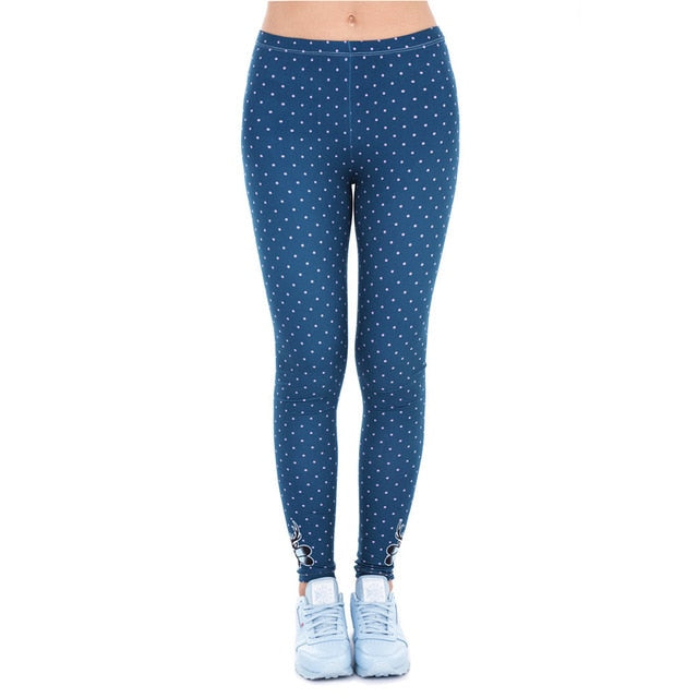 Aztec Round Ombre Printing legging Slim High Waist Leggings Woman Pants
