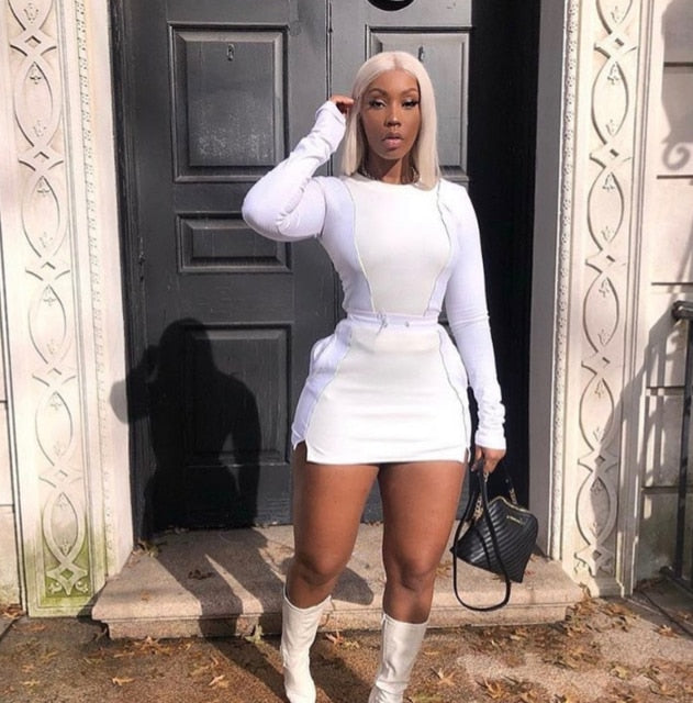 Adogirl Women Tracksuit Two Pieces Set
