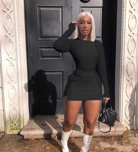 Adogirl Women Tracksuit Two Pieces Set