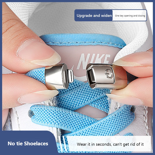 No Tie Shoe Laces Press Lock Shoelaces Without Ties Elastic Laces