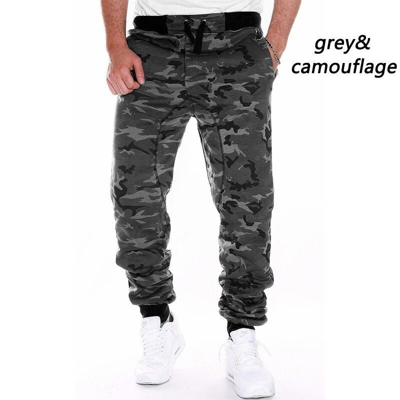 Sweatpants Men Camouflage Elasticity Military Cargo Pants