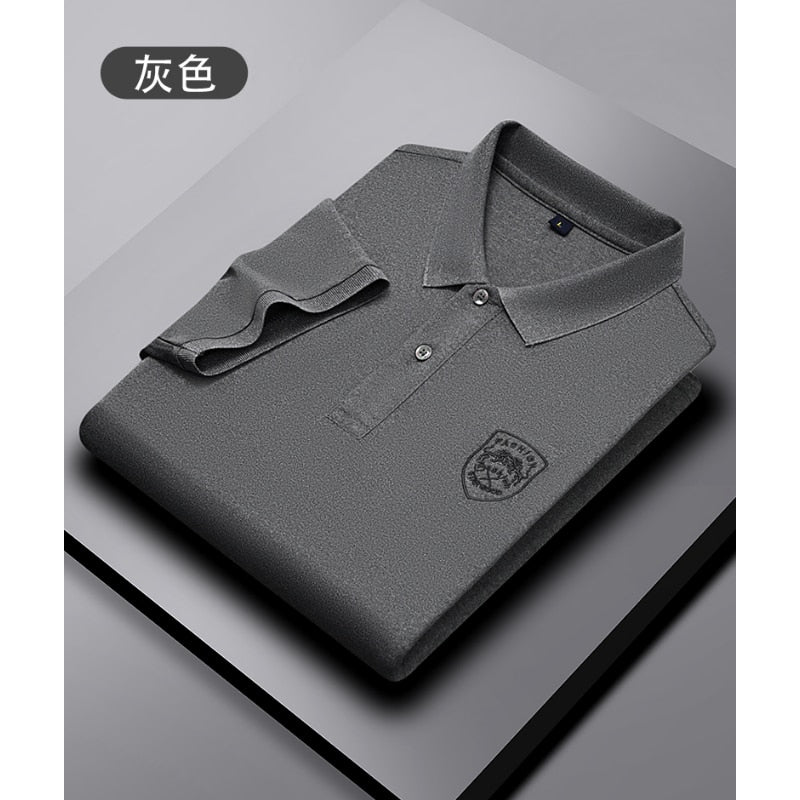 Polo Short Sleeve T-Shirt Male Embroidered Polo Shirt Tops