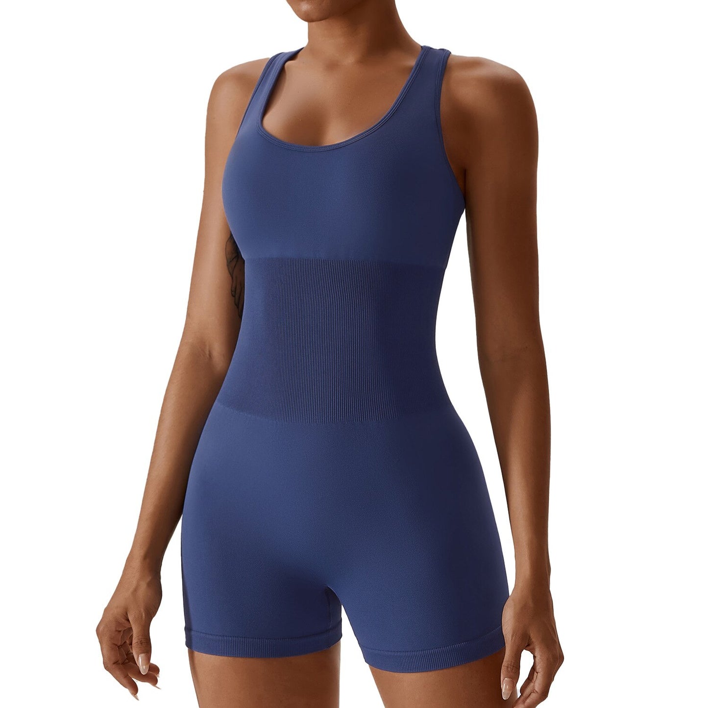 Yoga Jumpsuit One-Piece Seamless Sports Jumpsuit Set for Women Bodysuit