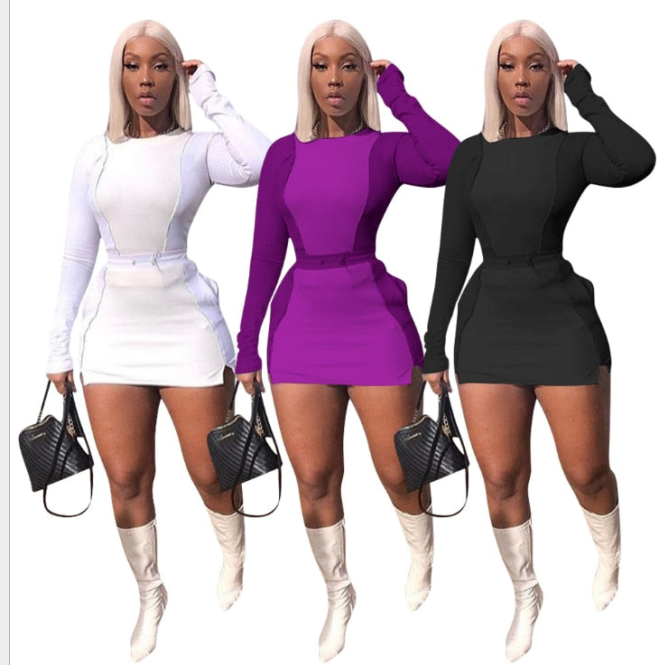 Adogirl Women Tracksuit Two Pieces Set